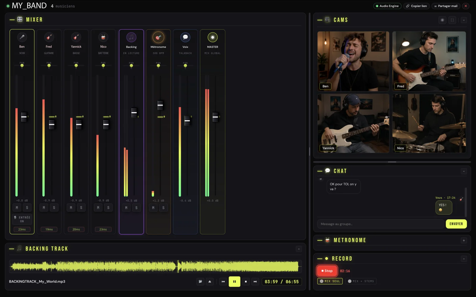Interface Jamodio